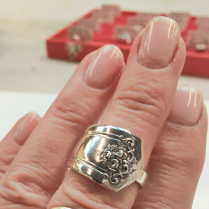 Wallace & Sons Floral Spoon Ring | Handmade Sterling Silver
