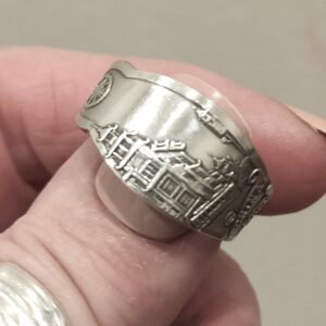 Vintage Sterling Silver Chinatown San Francisco Spoon Ring – Towle USA | Silver Rose Jewellery
