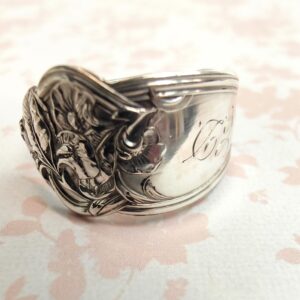Fleur De Lis Spoon Ring | 1908 Alvin Sterling Silver