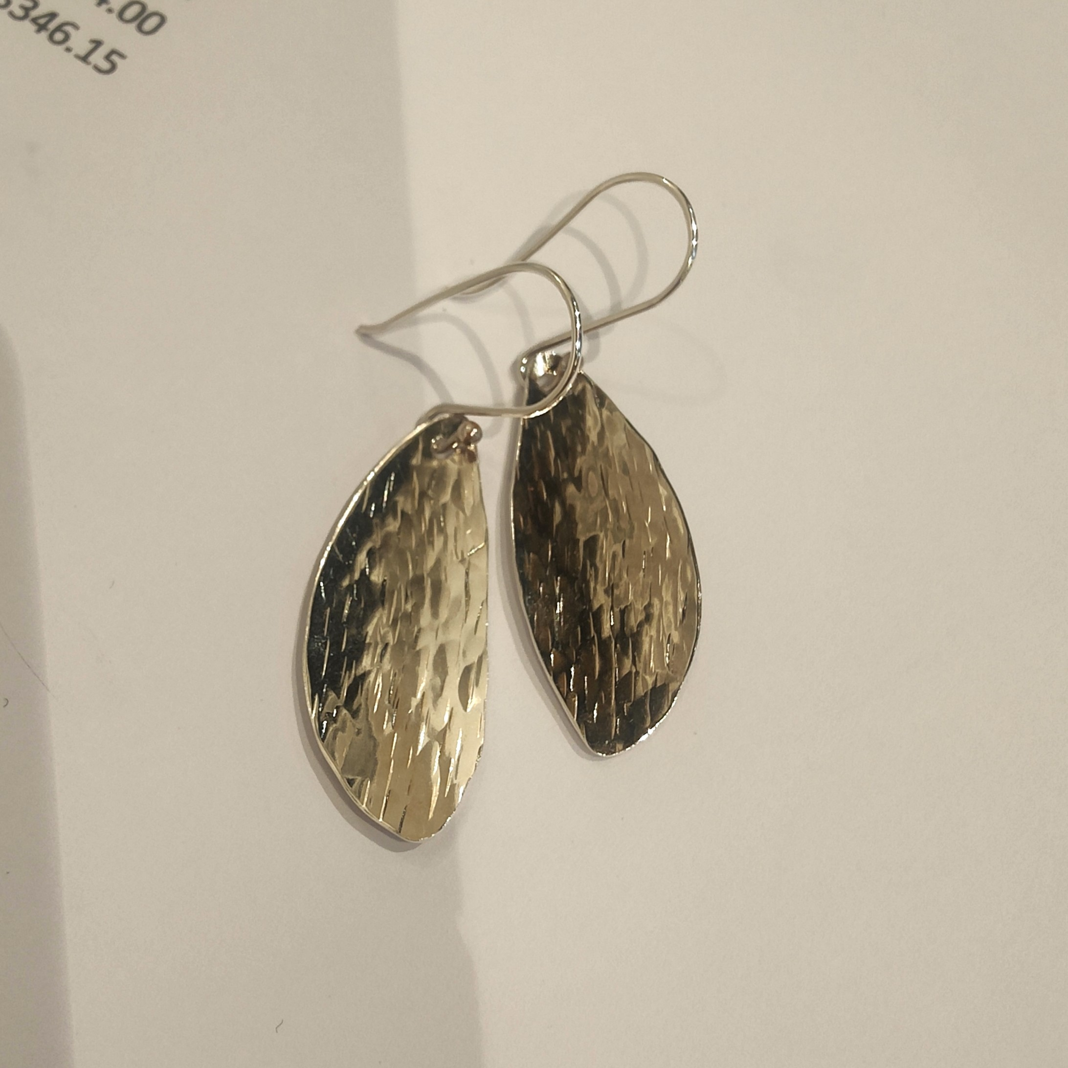 Moonlit Bark Sterling Silver Earrings - Image 2